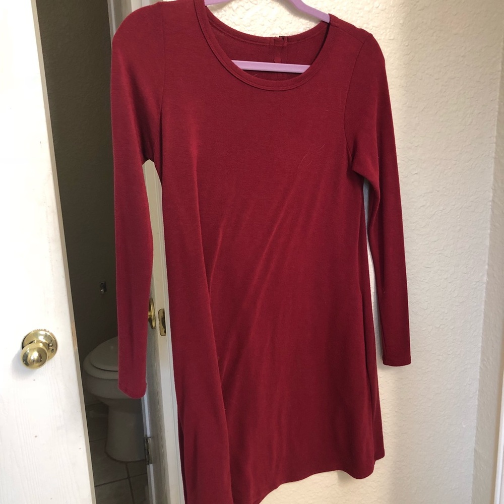 Long sleeve t shirt dress